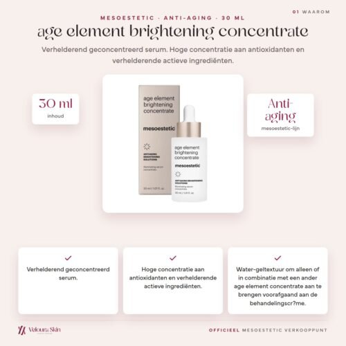 Mesoestetic age element brightening concentrate productinformatie