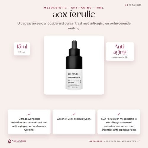 Mesoestetic aox ferulic productinformatie