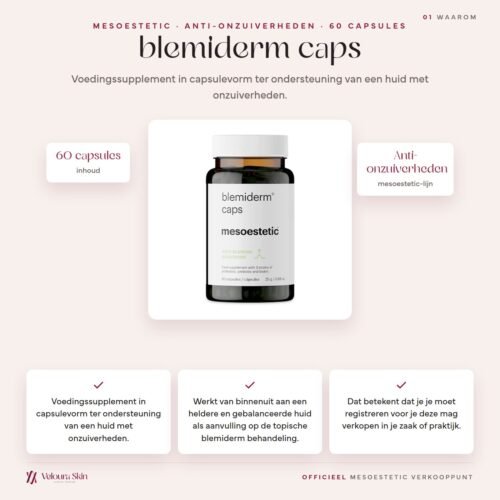 Mesoestetic blemiderm caps productinformatie