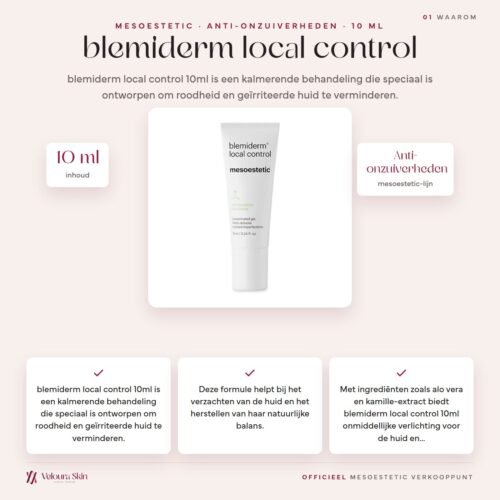 Mesoestetic blemiderm local control productinformatie
