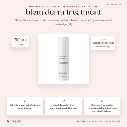 Mesoestetic blemiderm treatment productinformatie
