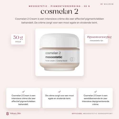 Mesoestetic cosmelan 2 productinformatie