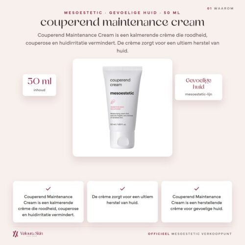 Mesoestetic couperend maintenance cream productinformatie