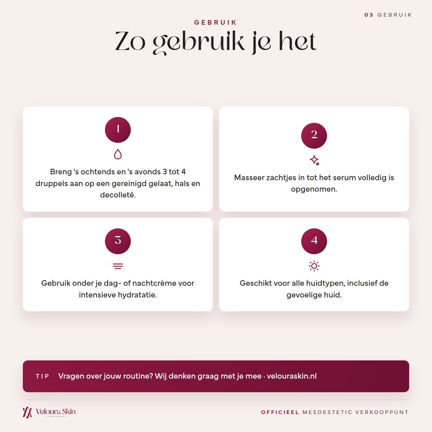 Zo gebruik je Mesoestetic ha densimatrix