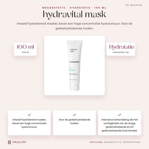 Mesoestetic hydravital mask productinformatie