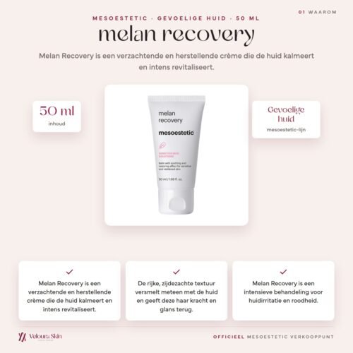 Mesoestetic melan recovery productinformatie