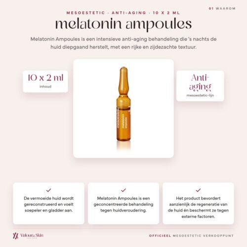 Mesoestetic melatonin ampoules productinformatie