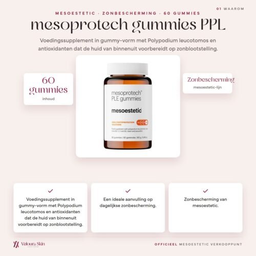 Mesoestetic mesoprotech gummies PPL productinformatie