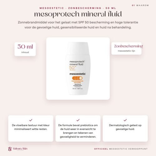Mesoestetic mesoprotech mineral fluid productinformatie