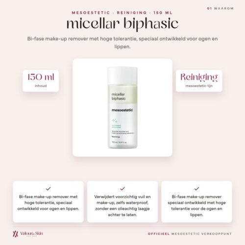 Mesoestetic micellar biphasic productinformatie