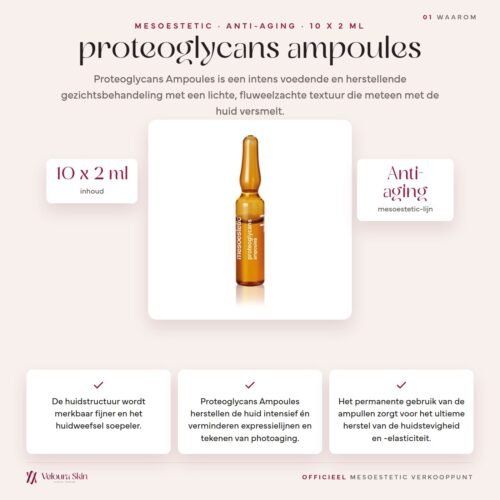 Mesoestetic proteoglycans ampoules productinformatie