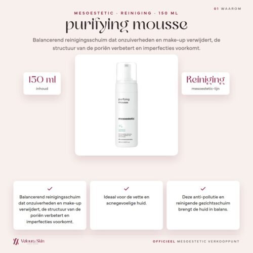 Mesoestetic purifying mousse productinformatie