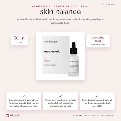 Mesoestetic skin balance productinformatie