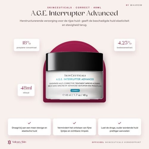 SkinCeuticals A.G.E. Interrupter Advanced productinformatie