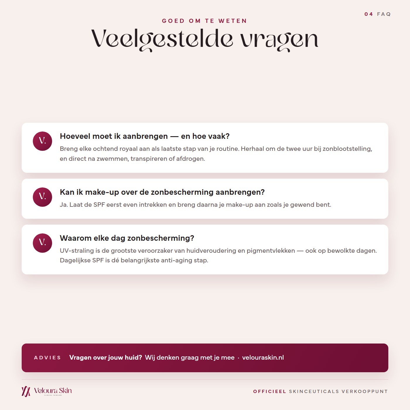 Veelgestelde vragen over SkinCeuticals Advanced Brightening UV Defense SPF 50