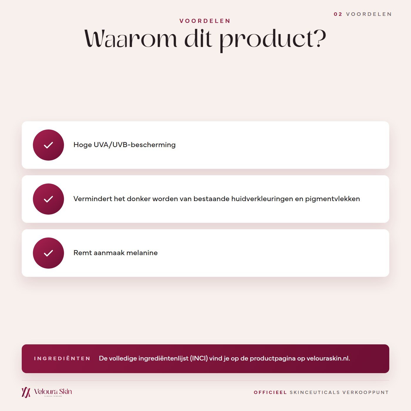 SkinCeuticals Advanced Brightening UV Defense SPF 50 voordelen
