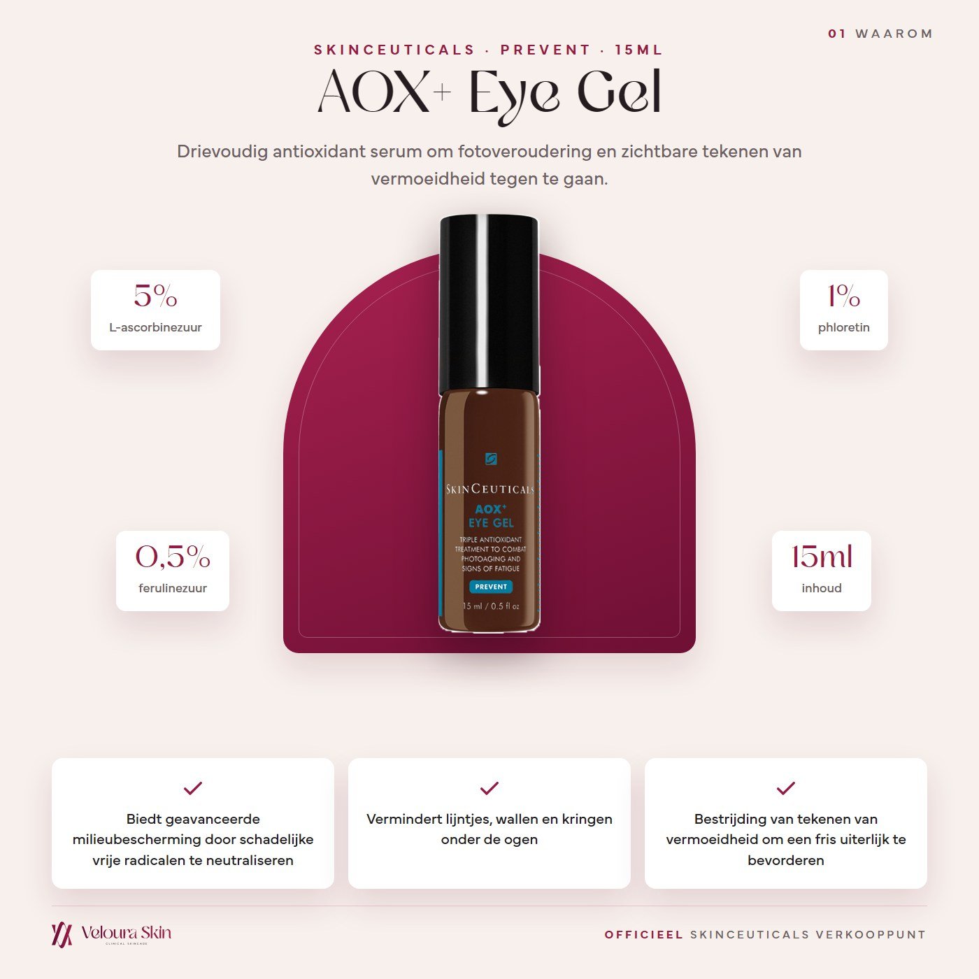 SkinCeuticals AOX+ Eye Gel productinformatie