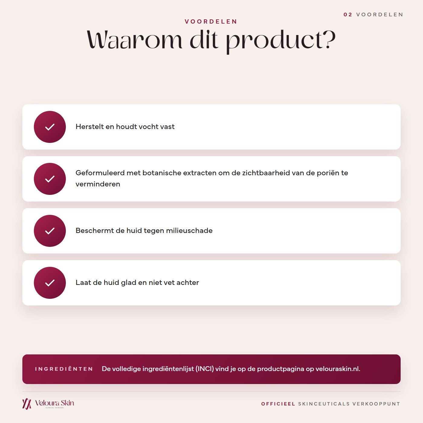 SkinCeuticals Daily Moisture voordelen