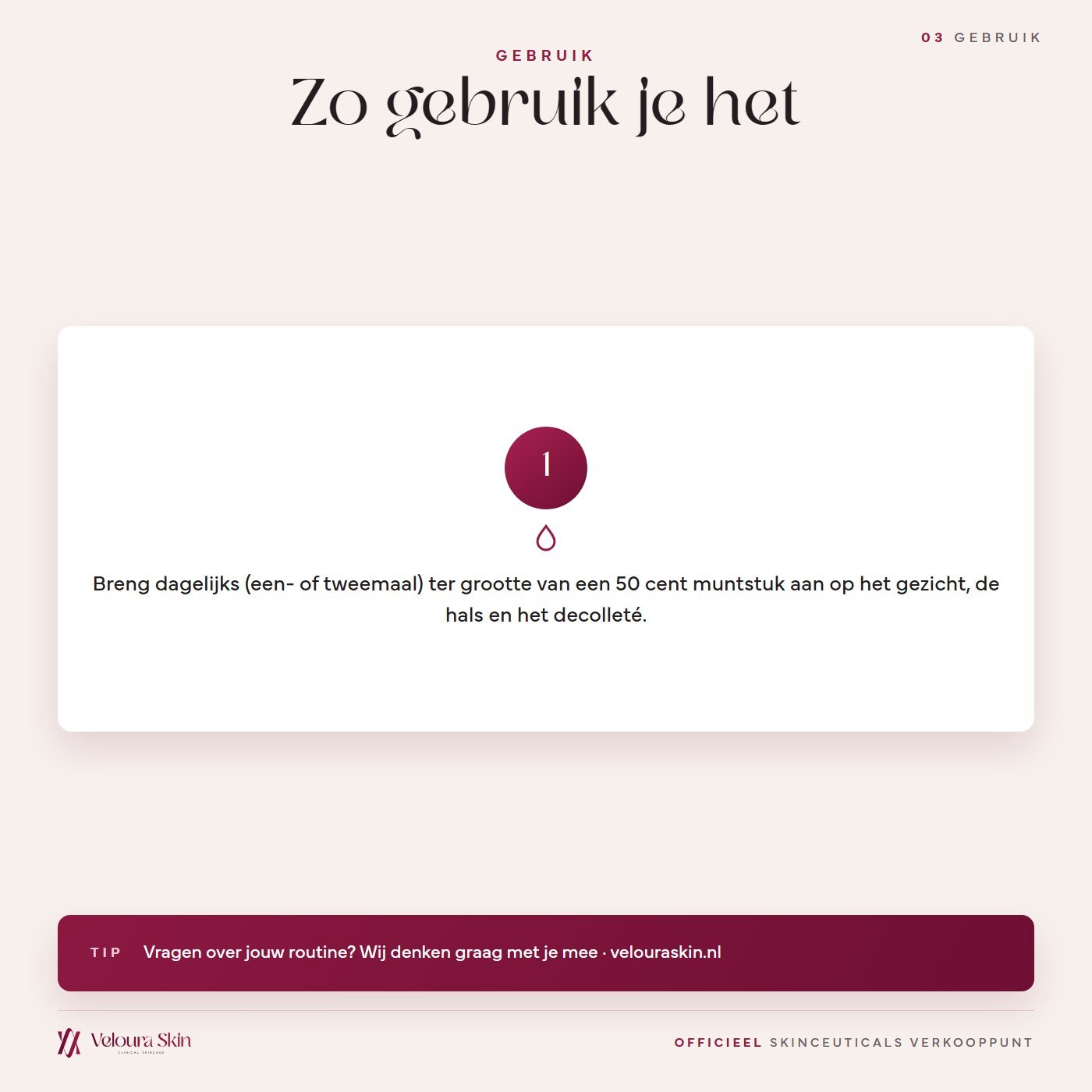 Zo gebruik je SkinCeuticals Emollience