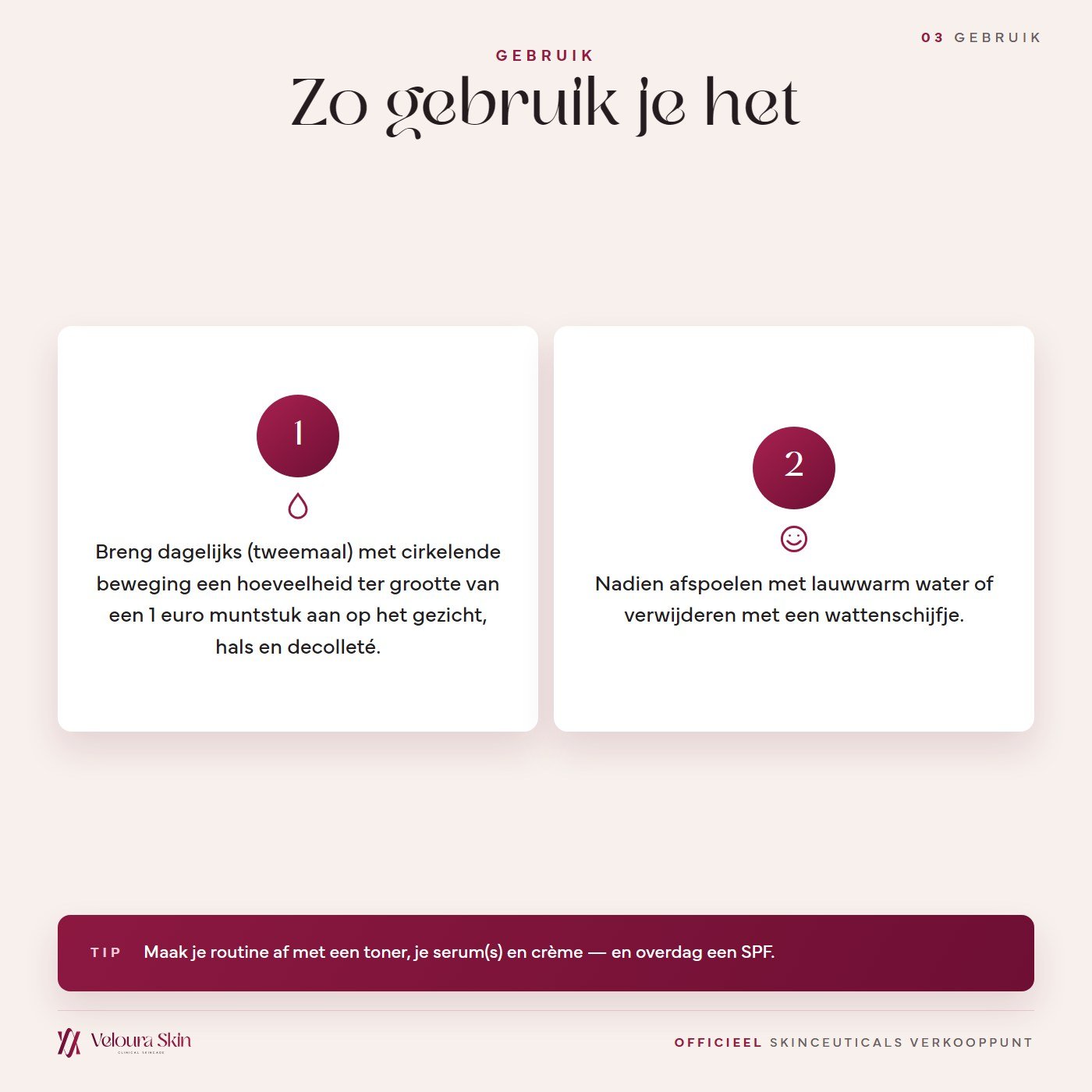 Zo gebruik je SkinCeuticals Gentle Cleanser