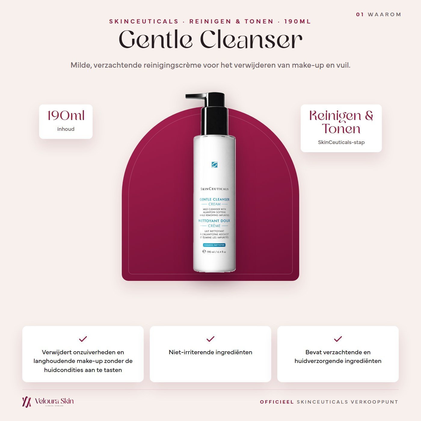 SkinCeuticals Gentle Cleanser productinformatie