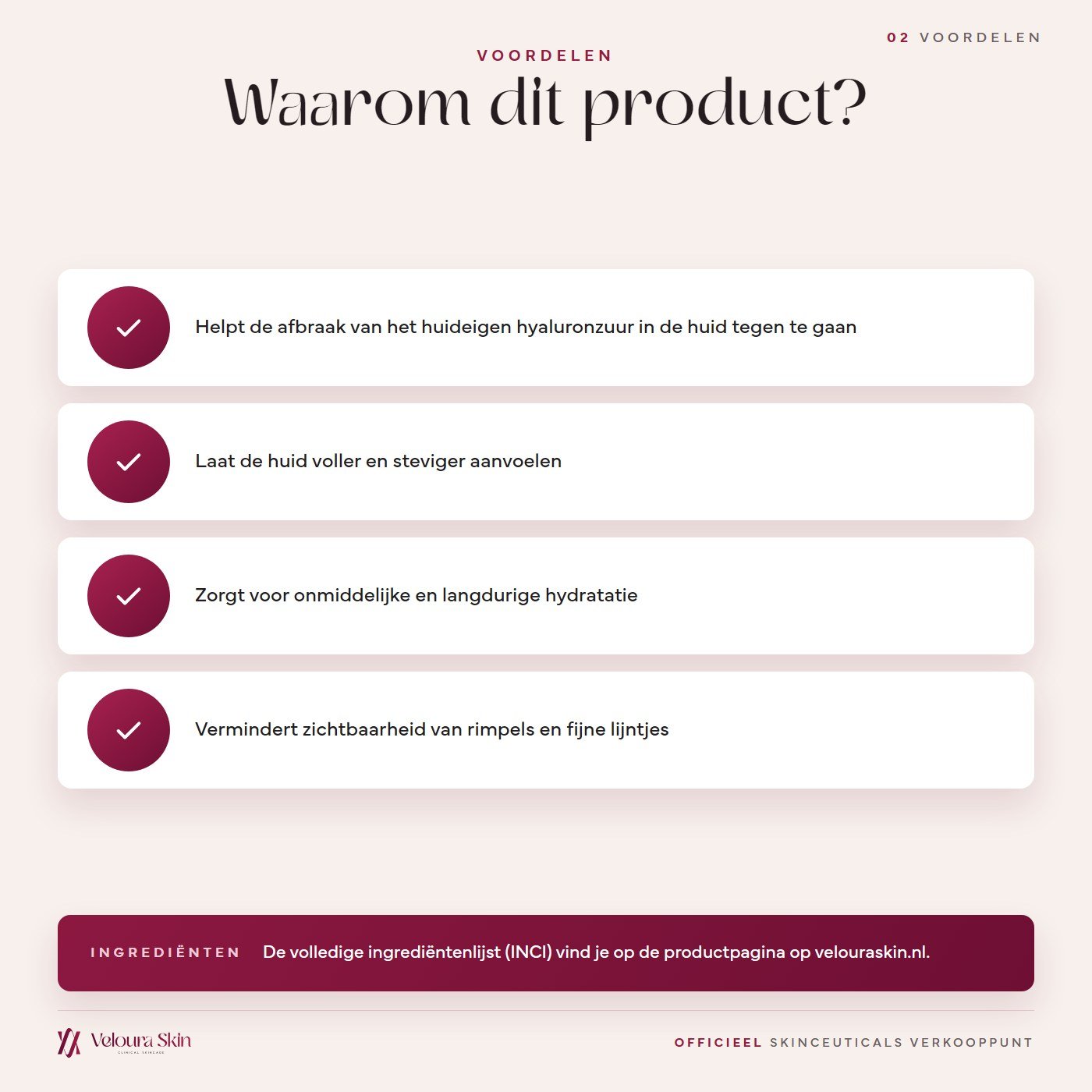 SkinCeuticals HA Intensifier Multi-Glycan voordelen