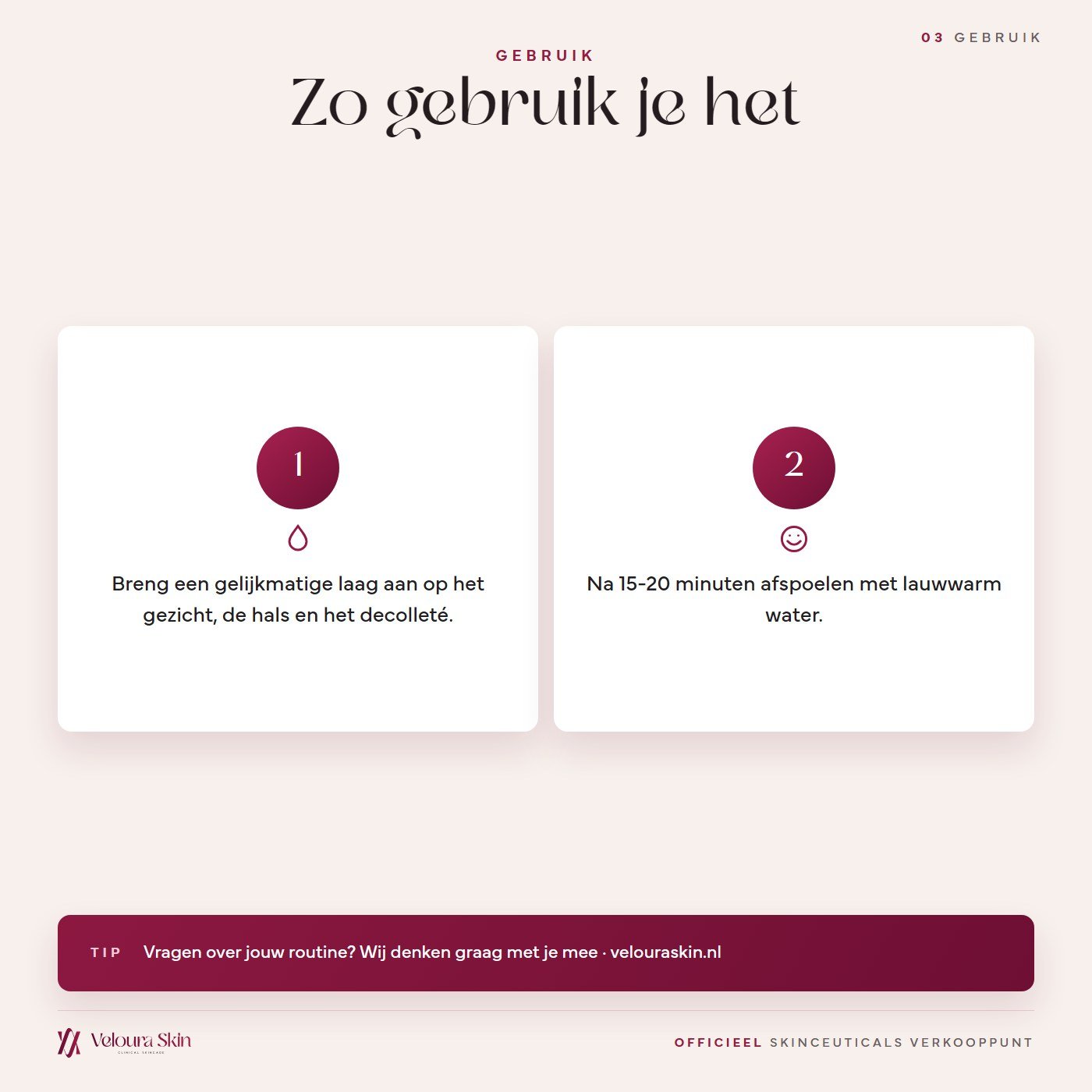 Zo gebruik je SkinCeuticals Hydrating B5 Masque