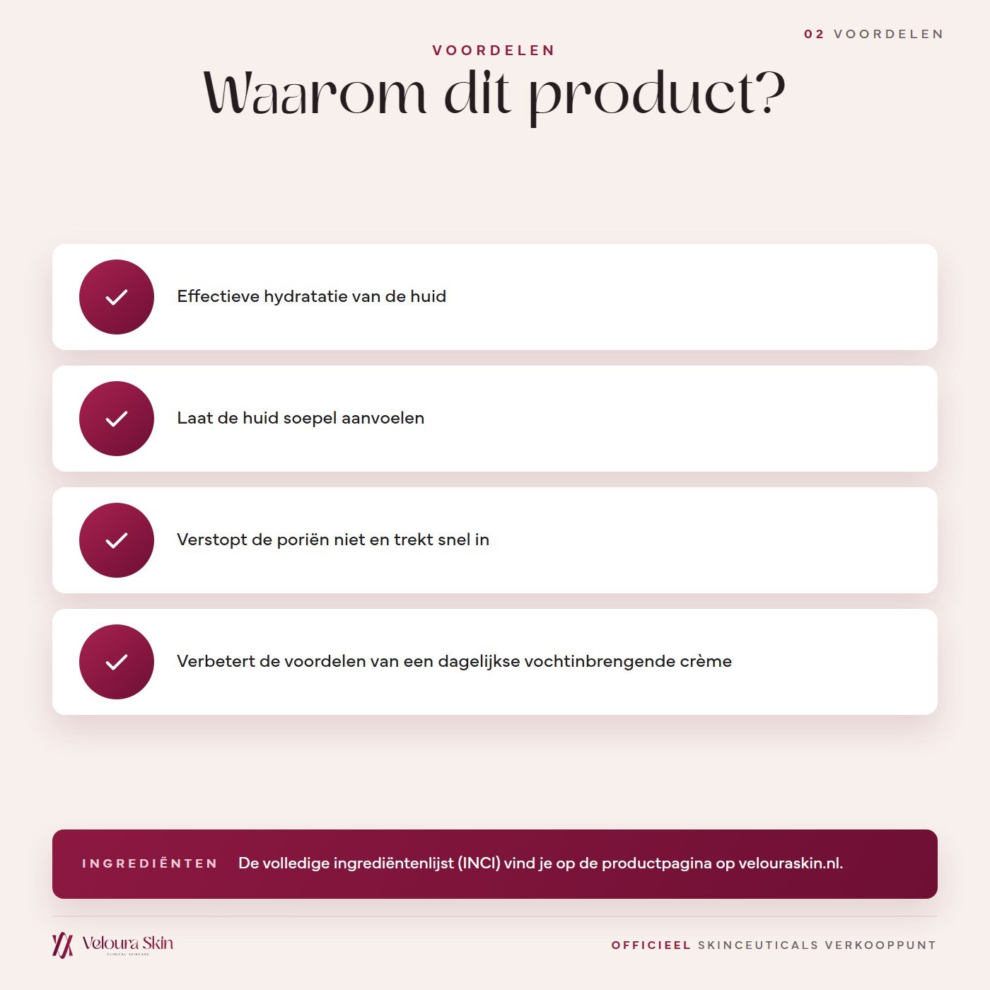 SkinCeuticals Hydrating B5 voordelen
