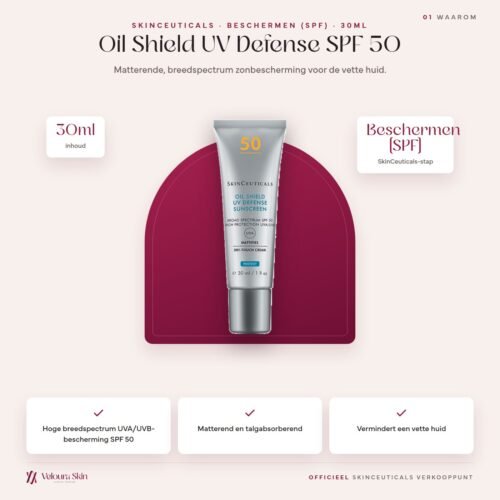 SkinCeuticals Oil Shield UV Defense SPF 50 productinformatie