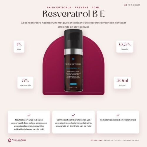SkinCeuticals Resveratrol B E productinformatie