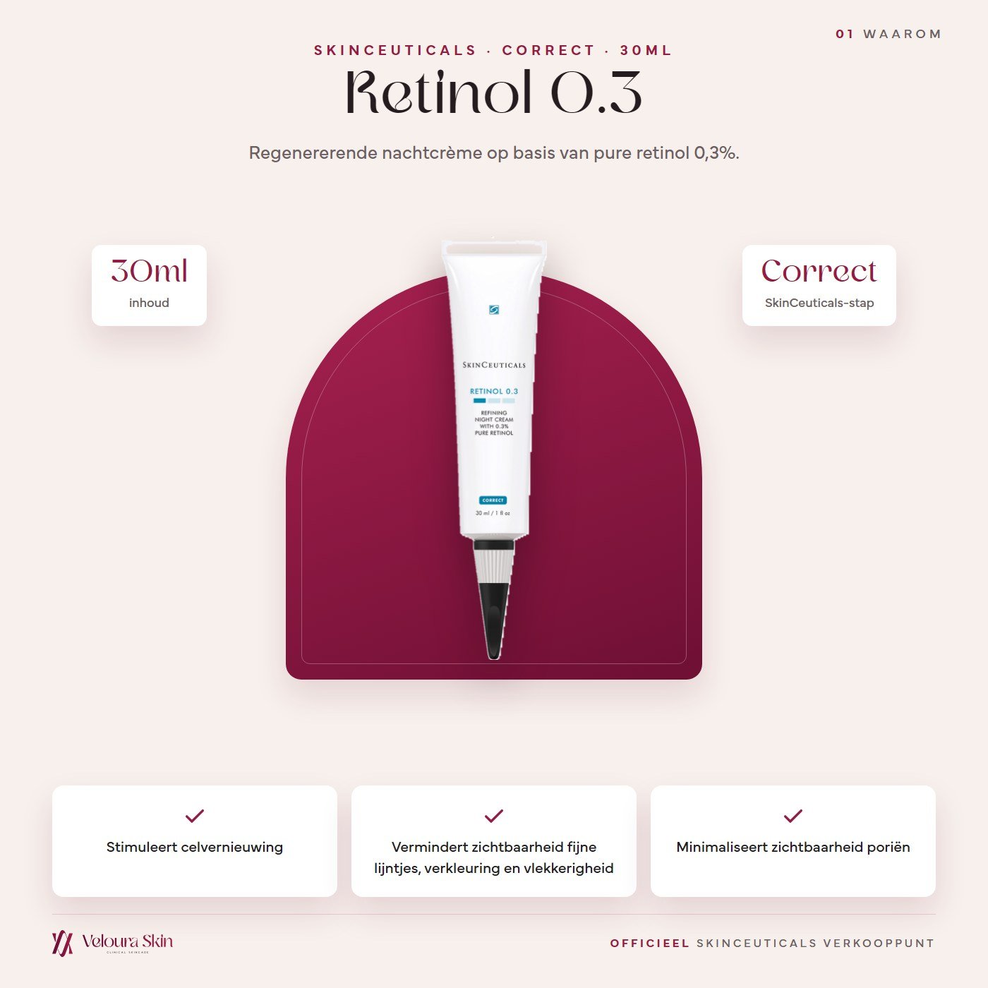SkinCeuticals Retinol 0.3 productinformatie