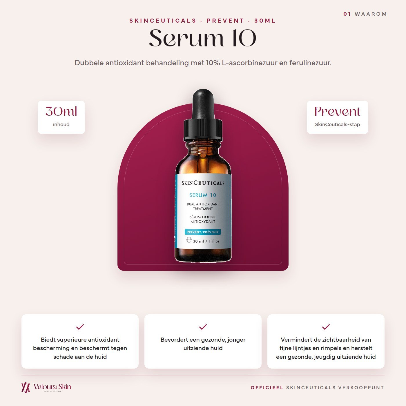 SkinCeuticals Serum 10 productinformatie